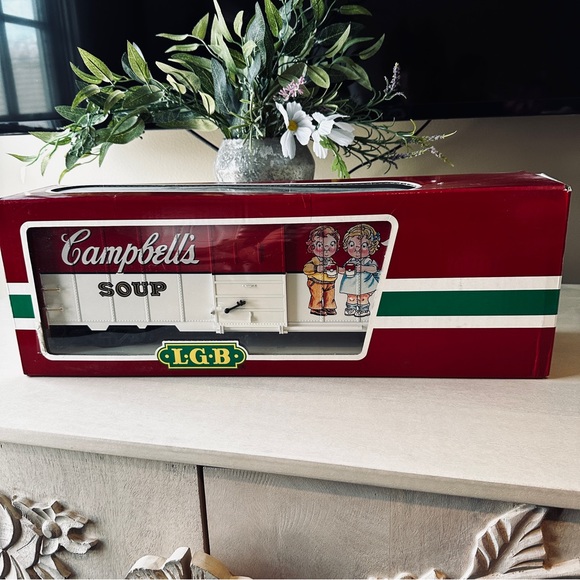 LGB Campbells soup box car in box
